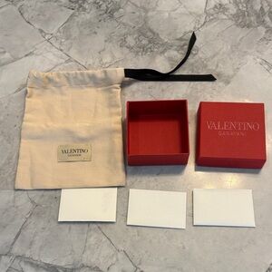 Valentino Garavani Gift Box with Valentino Dust Bag & 3 envelopes/product cards
